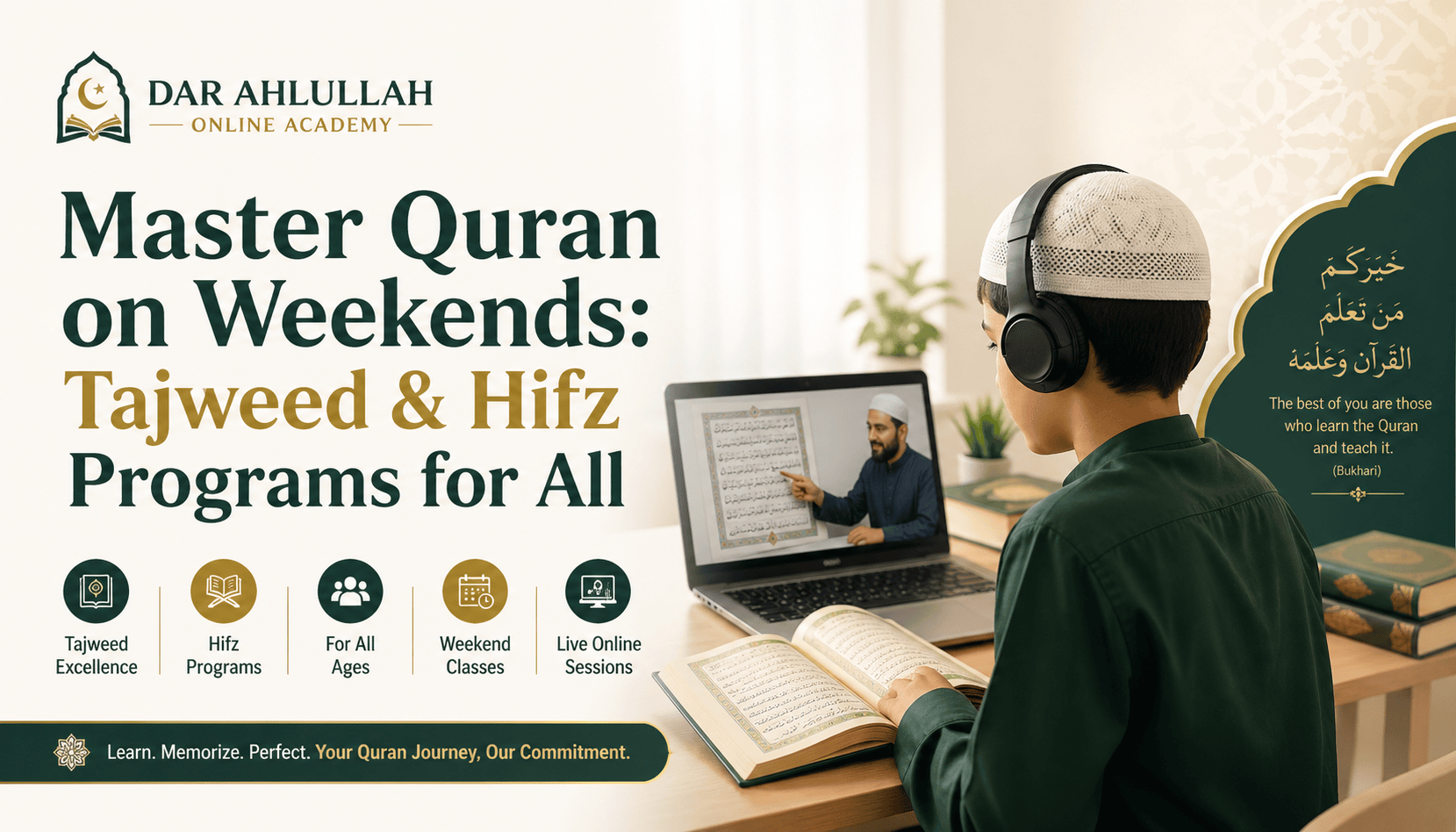 Weekend Quran classes - Table of Contents
