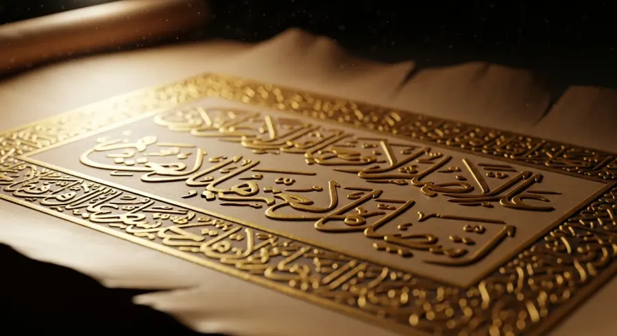 Arabic calligraphy of Quranic verses